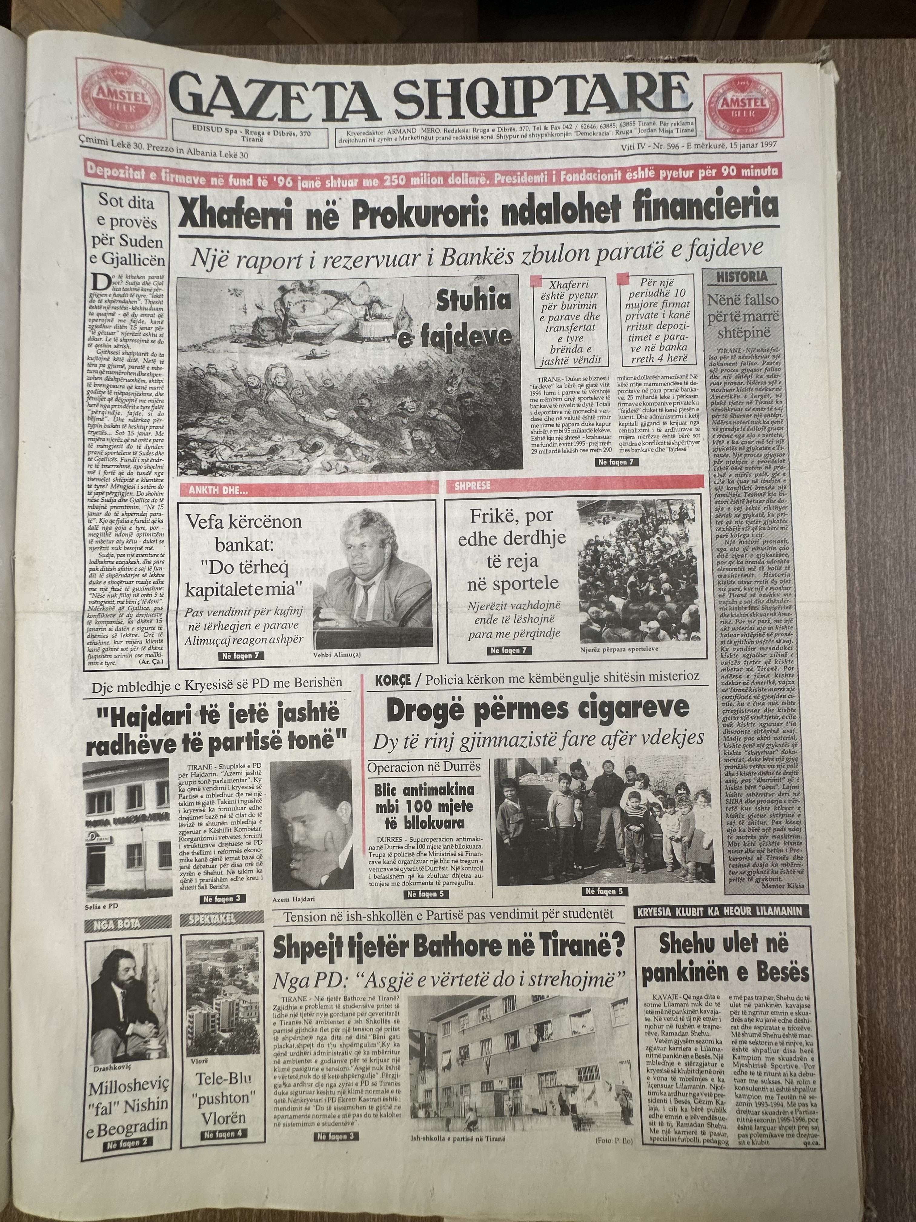 Gazeta Shqiptare 1997-01-15